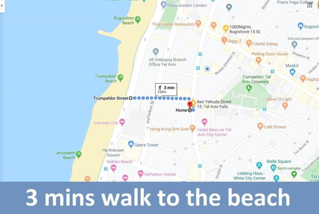 Studios By The Beach Tel Aviv Bagian luar foto